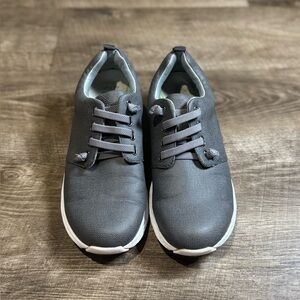 Nurse Mates Women's Align Velocity Lace-Up Slip-Resistant Shoes Grey Size 9m